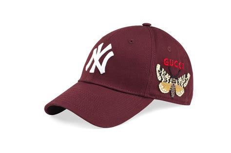 gucci new york yankees hat womens|new york yankees x gucci.